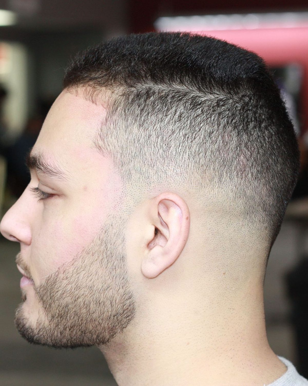 Skin fade and beard by Rod